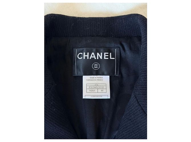 Chanel Double-breasted Black Wool Jacket - view 12