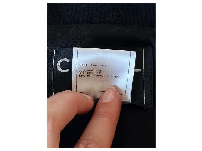 Chanel Double-breasted Black Wool Jacket - view 13