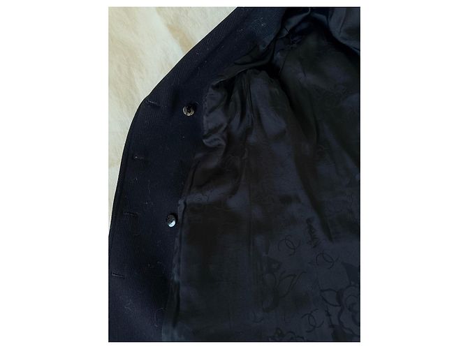 Chanel Double-breasted Black Wool Jacket - view 5