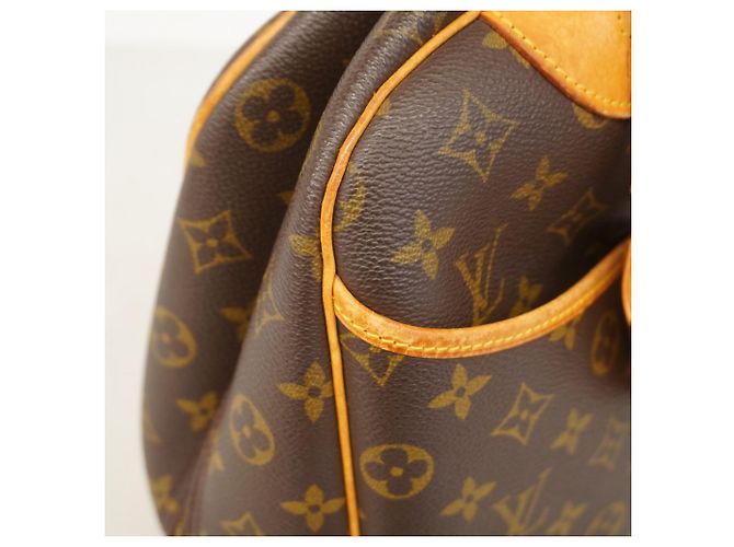Borsa Louis Vuitton Monogram Deauville Marrone - vista 10