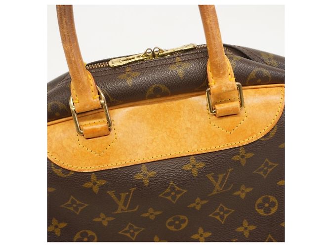 Borsa Louis Vuitton Monogram Deauville Marrone - vista 11