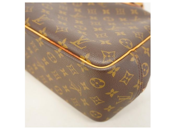 Borsa Louis Vuitton Monogram Deauville Marrone - vista 8