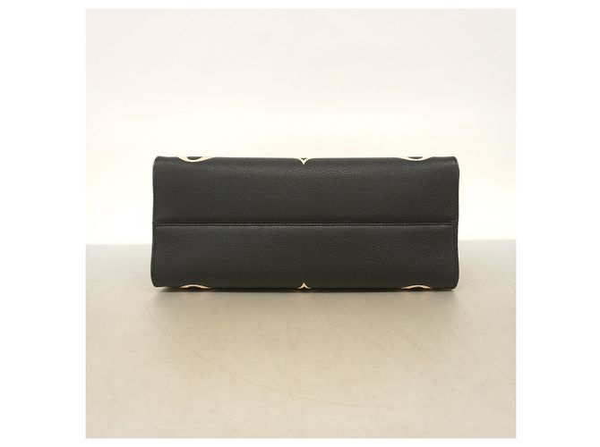 Borsa Tote Louis Vuitton Monogram Empreinte Bicolor OnTheGo MM Nero Beige - vista 3