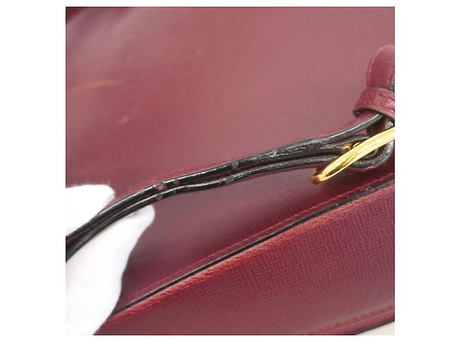 Cartier Must Leather Backpack in Bordeaux - view 10