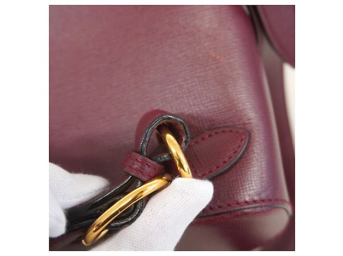 Cartier Must Leather Backpack in Bordeaux - view 13