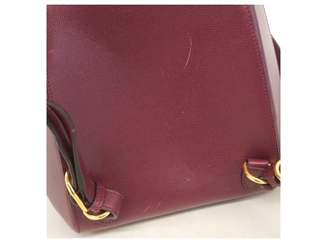 Cartier Must Leather Backpack in Bordeaux - view 7