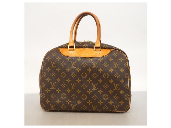 Borsa Louis Vuitton Monogram Deauville Marrone - vista 12