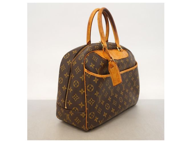Borsa Louis Vuitton Monogram Deauville Marrone - vista 2