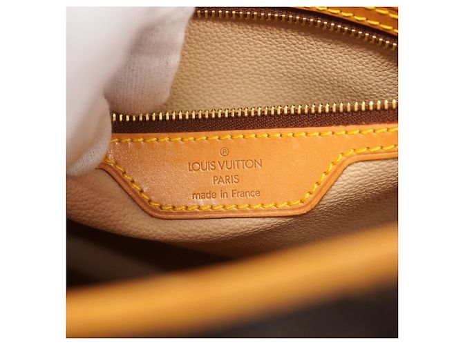 Borsa Tote Louis Vuitton Monogram Bucket PM Marrone - vista 5