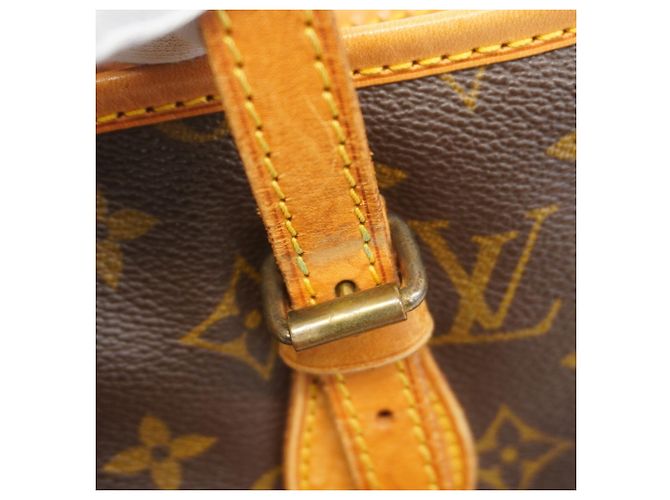 Borsa Tote Louis Vuitton Monogram Bucket PM Marrone - vista 9