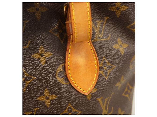 Borsa Tote Louis Vuitton Monogram Bucket PM Marrone - vista 10