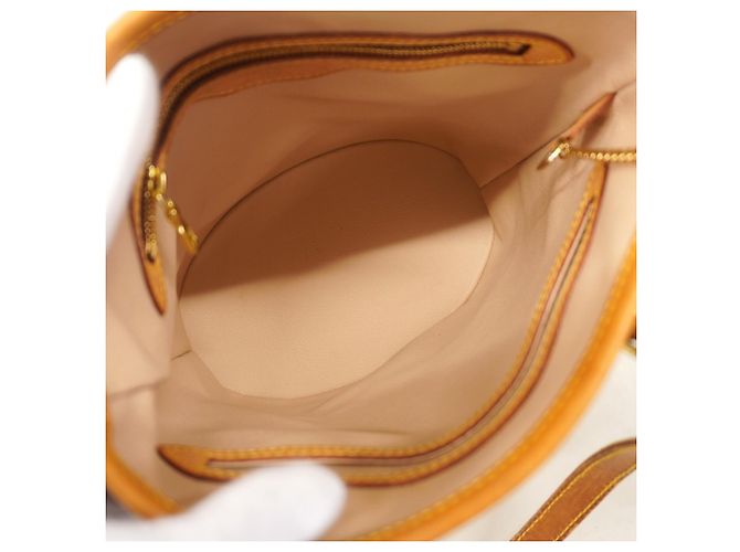 Borsa Tote Louis Vuitton Monogram Bucket PM Marrone - vista 4
