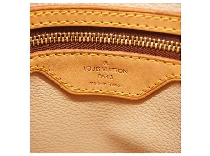 Borsa Tote Louis Vuitton Monogram Bucket PM Marrone - vista 5
