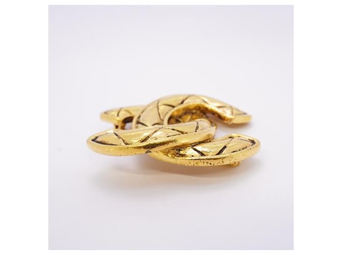 Timeless Spilla Chanel con il logo Coco D'oro - vista 3