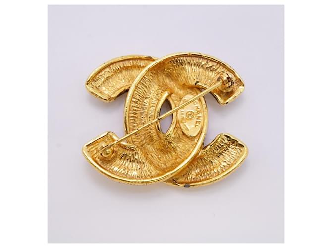 Timeless Spilla Chanel con il logo Coco D'oro - vista 5