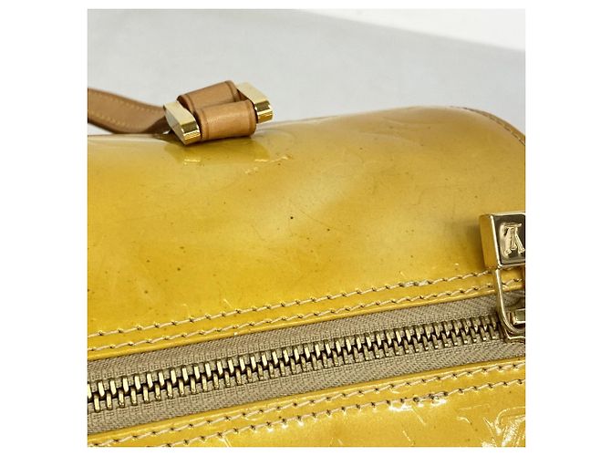 Borsa Louis Vuitton Vernis Bedford Beige - vista 9