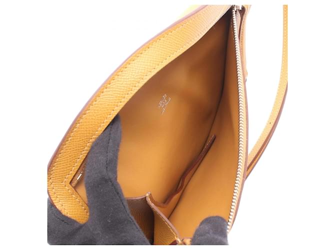 Hermès Borsa a Spalla Hermes Petite Course Marrone - vista 3
