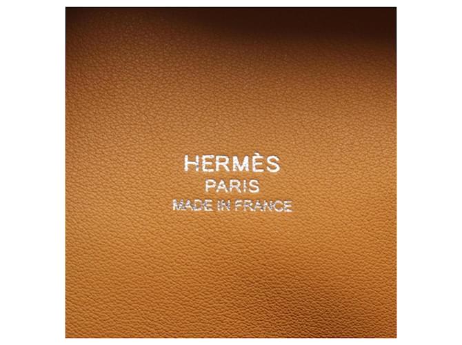 Hermès Borsa a Spalla Hermes Petite Course Marrone - vista 4