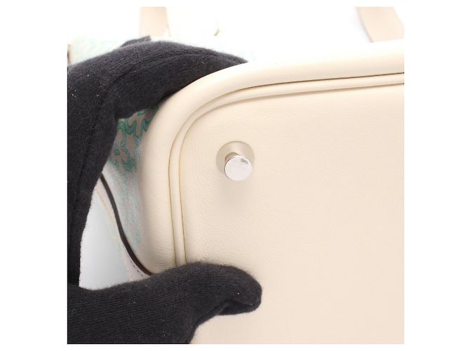 Hermès Borsa Hermes Picotin Lock PM Lucky Daisy Blu Verde Crudo - vista 7