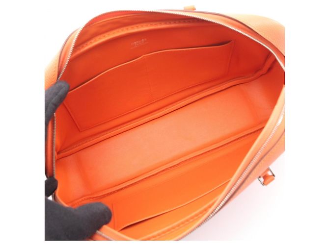 Hermès Borsa Hermes Plume Elan 28 Arancione - vista 3