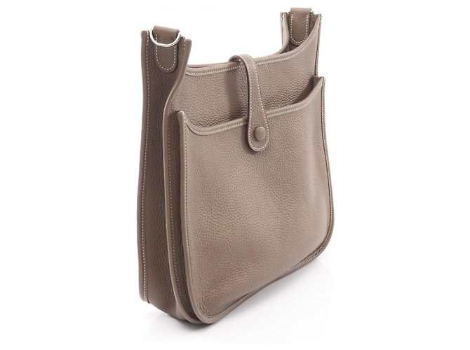 Hermès Borsa a Spalla Hermes Evelyne 3 Trois PM Marrone - vista 2