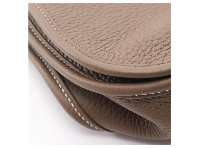 Hermès Borsa a Spalla Hermes Evelyne 3 Trois PM Marrone - vista 7