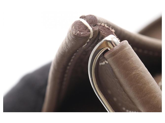 Hermès Borsa a Spalla Hermes Evelyne 3 Trois PM Marrone - vista 8