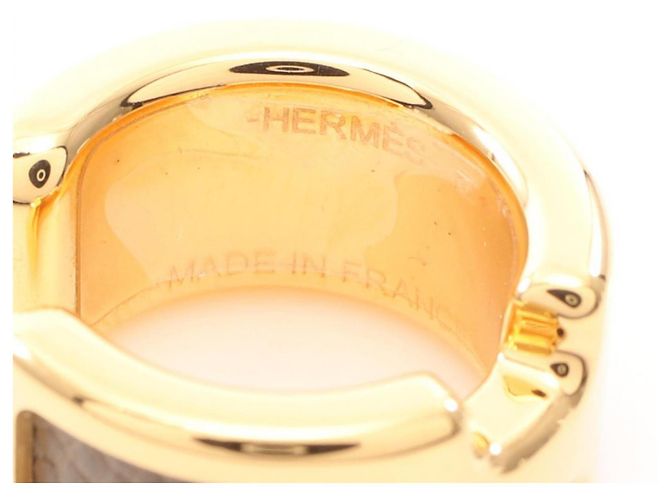 Hermès Ear cuff Olympe PM Hermes Marrone D'oro - vista 3