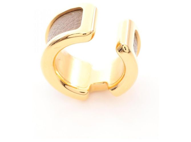 Hermès Ear cuff Olympe PM Hermes Marrone D'oro - vista 5