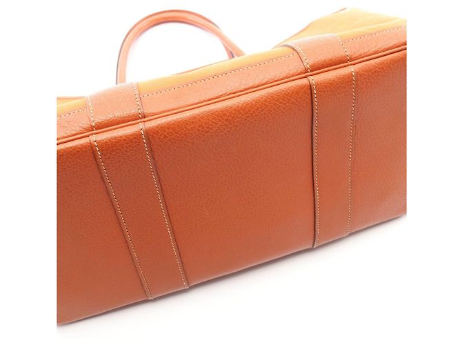 Hermès Borsa Tote Hermes Garden Party PM Potiron Marrone Arancione - vista 8