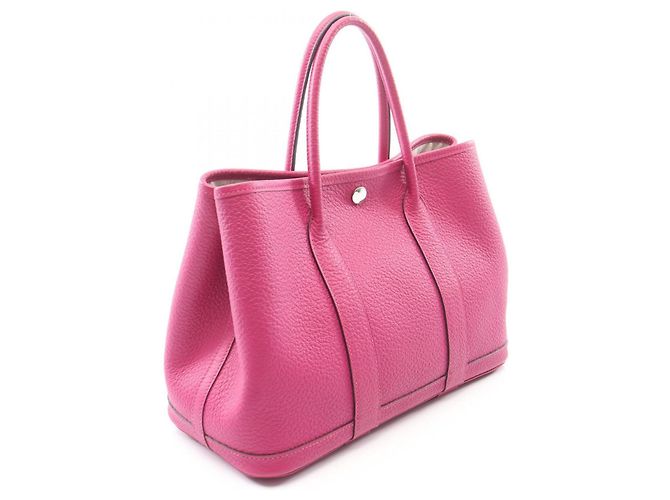 Hermès Borsa Tote Hermes Garden Party TPM Rosa - vista 2