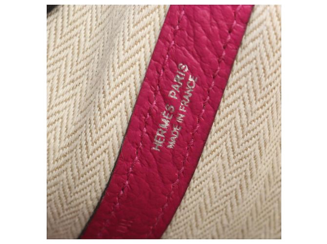 Hermès Borsa Tote Hermes Garden Party TPM Rosa - vista 4