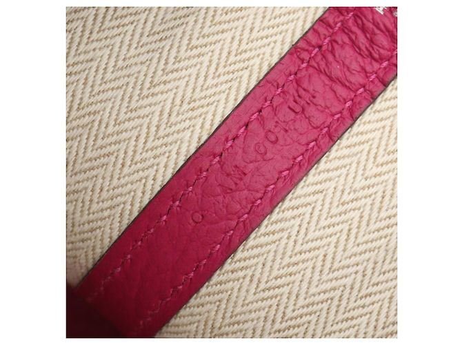 Hermès Borsa Tote Hermes Garden Party TPM Rosa - vista 5