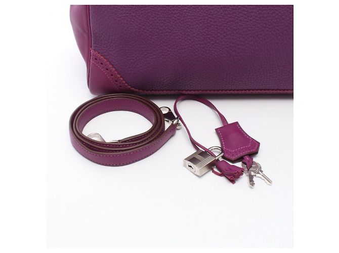 Hermès Borsa Hermes Kelly 35 Gillies Porpora - vista 6