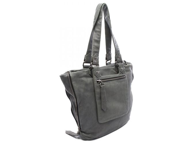 Borsa Tote Loewe Anagram Marrone - vista 2