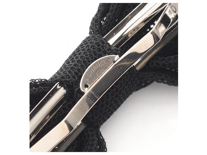 Ferretto a nastro Chanel Coco Mark Nero - vista 3