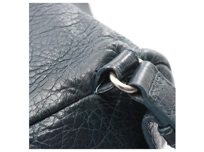 Zaino/Borsa Balenciaga Traveler Verde - vista 7