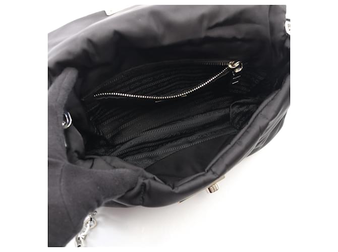 Borsa a tracolla Prada TESSUTO BOMBER Nero - vista 3