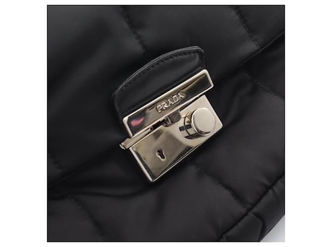 Borsa a tracolla Prada TESSUTO BOMBER Nero - vista 8
