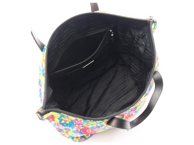 Borsa Tote 2-Way TESSUTO STAMPAT Floral Prada Multicolore - vista 3