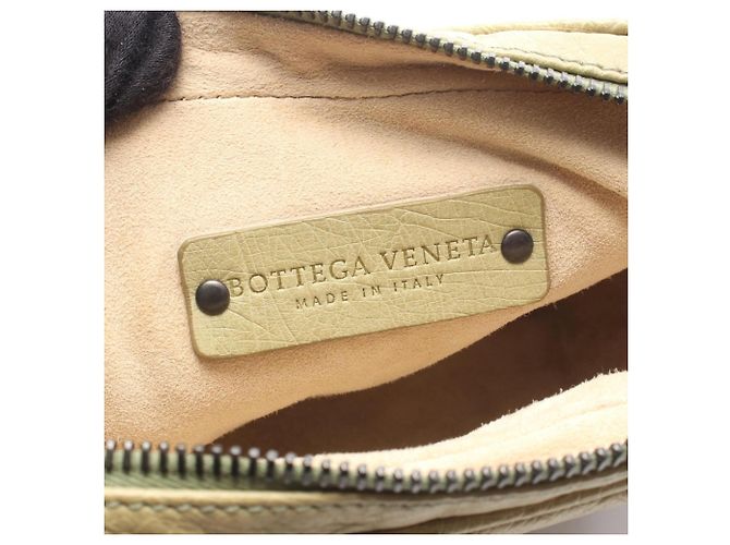 Borsa a tracolla in pelle verde Bottega Veneta - vista 4