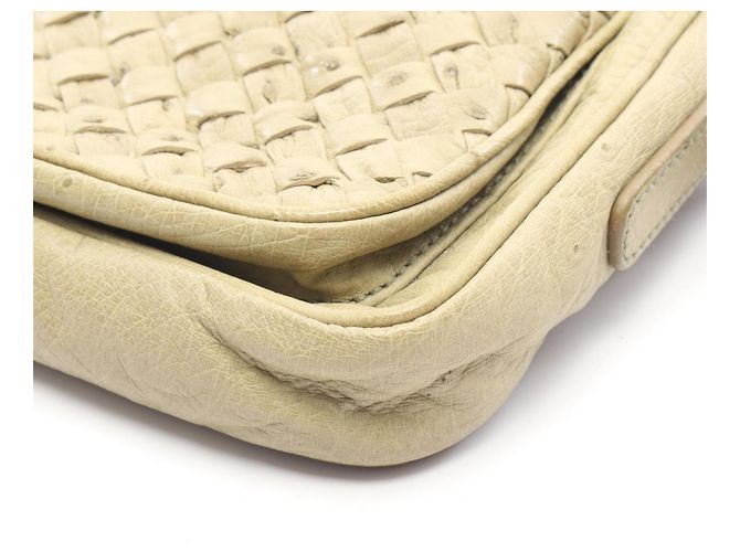 Borsa a tracolla in pelle verde Bottega Veneta - vista 7