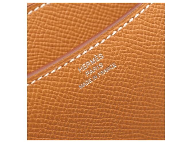 Hermès Borsa a Spalla Hermes Constance 3 Mini Marrone D'oro - vista 4