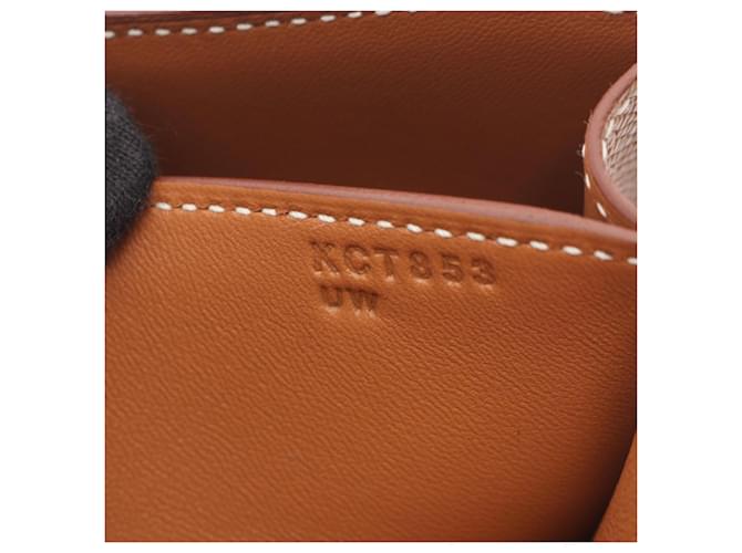 Hermès Borsa a Spalla Hermes Constance 3 Mini Marrone D'oro - vista 5