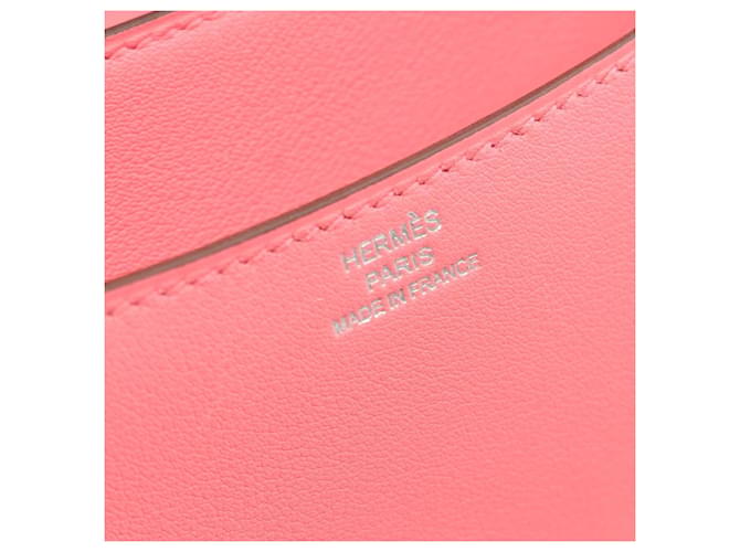 Hermès Borsa a tracolla Hermes Constance 3 Mini Rosa - vista 4