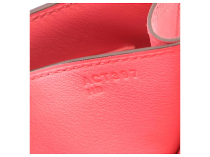 Hermès Borsa a tracolla Hermes Constance 3 Mini Rosa - vista 5
