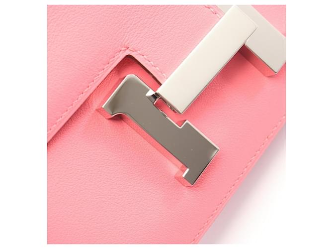 Hermès Borsa a tracolla Hermes Constance 3 Mini Rosa - vista 6