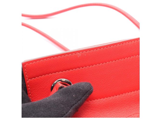 Hermès Borsa a tracolla Hermes Sac Aline Mini Rosso - vista 8
