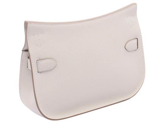Hermès Borsa a tracolla Hermes Jypsiere Mini Bianco - vista 2