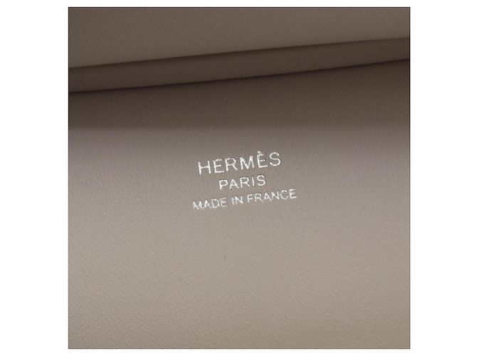 Hermès Borsa a tracolla Hermes Jypsiere Mini Bianco - vista 4